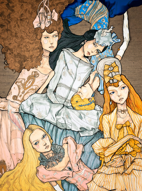this is the original version of danny roberts Christian Dior Illustration. if you click there is a bigger version