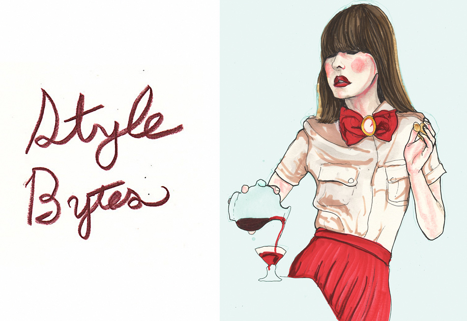 This Danny Roberts Drawing of Fashion Blogger Style Bytes