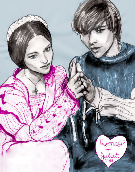 Danny Roberts Romeo and Juliet 1968 Painting