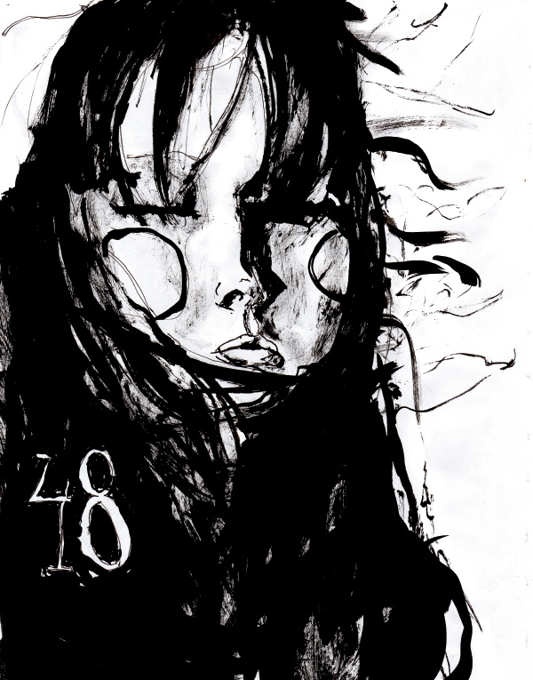 The 48 the drawing from Danny Roberts Character Sketchbook Drawing of model lily cole