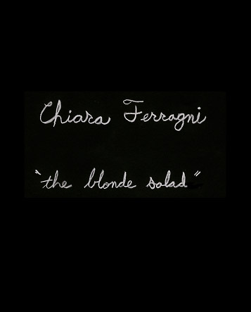 chiara ferragni Text Blogger Portrait of Italian Fashion Blogger Chiara Ferragni by Fashion Artist Danny Roberts