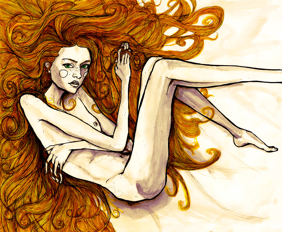 the original version of the nude picture from Artist Danny Roberts Portfolio.