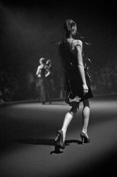 Christian Dada Spring 2012 Tokyo Fashion Week Picture by Fashion Photographer Danny Roberts of a model in a Medusa dress from the Christian Dada Spring 2012 show during Tokyo Fashion Week
