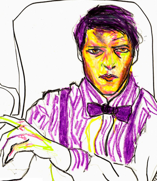 This is a self portrait Danny Roberts did with crans