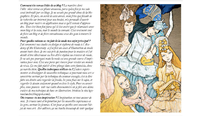 This is pages 195 and 196 out of dirty glam magazines interview with Artist Danny Roberts