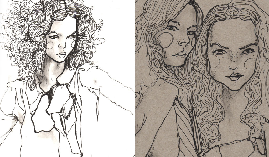 theses Pictures are out of artist, Danny Roberts Hand Made Sketch book.