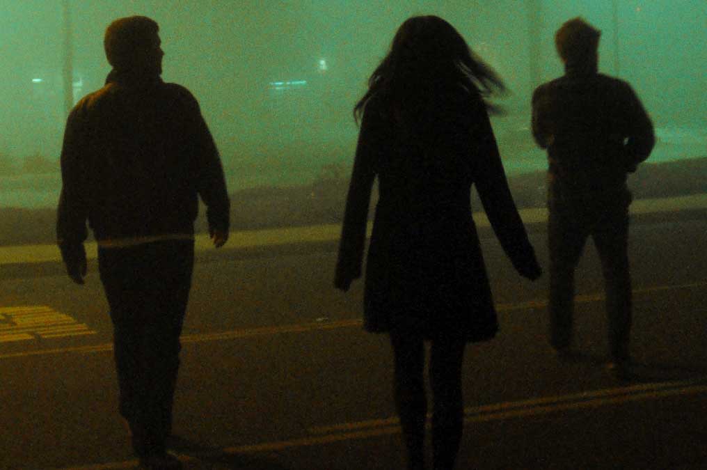 The Fog come up and we where swollowed up into the night.