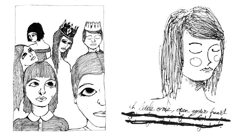 Theses drawings are from Artist Danny Roberts journal