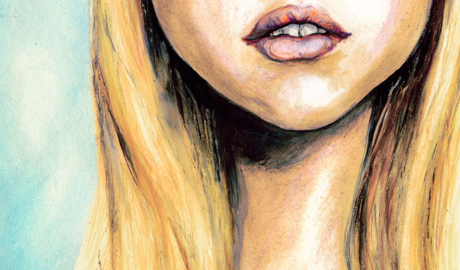 A Little Sneak Peak This is a preview of a Drawing Artist Danny Roberts did for Marie Claire