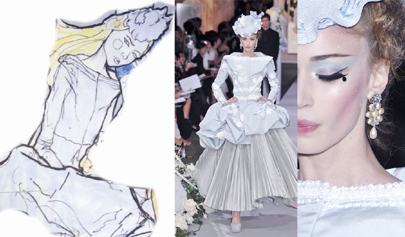 This Picture is from danny Roberts technique break down of his Christian Dior Couture illustration