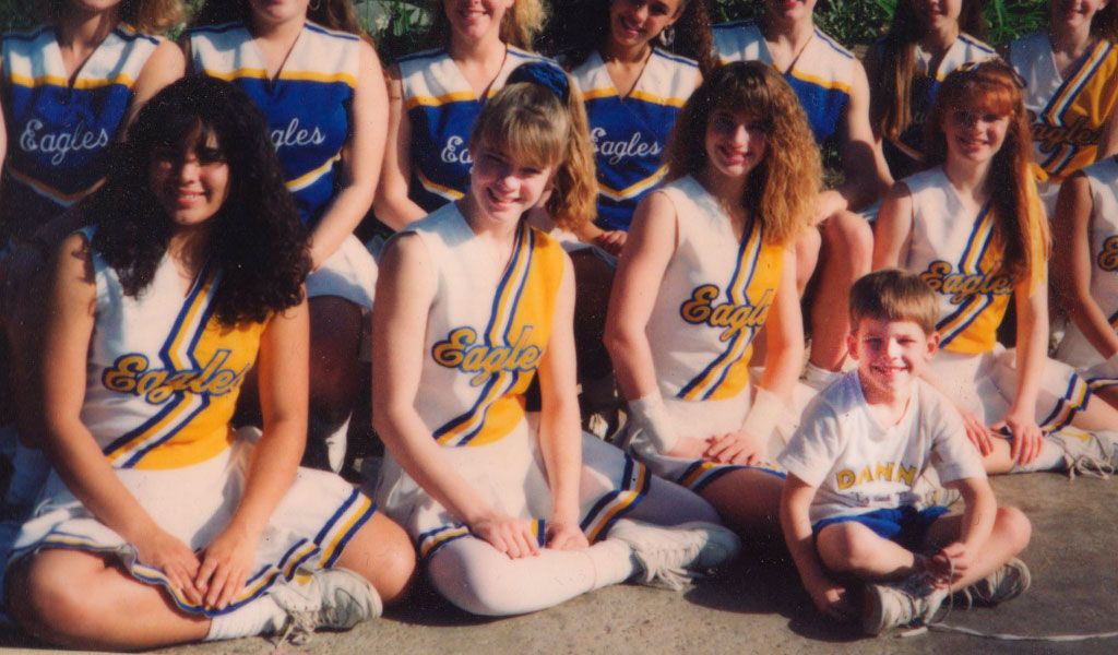 Hahah wow Danny Roberts and the Calvary Chapel Cheer Team Award Close up