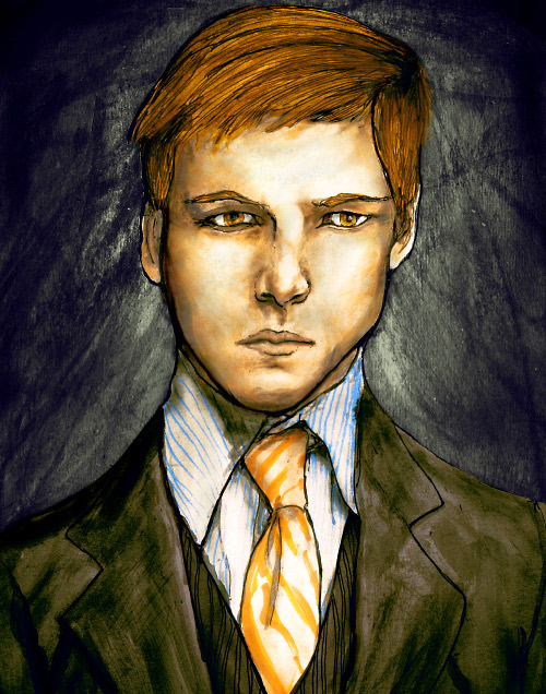 a self portrait of artist danny roberts