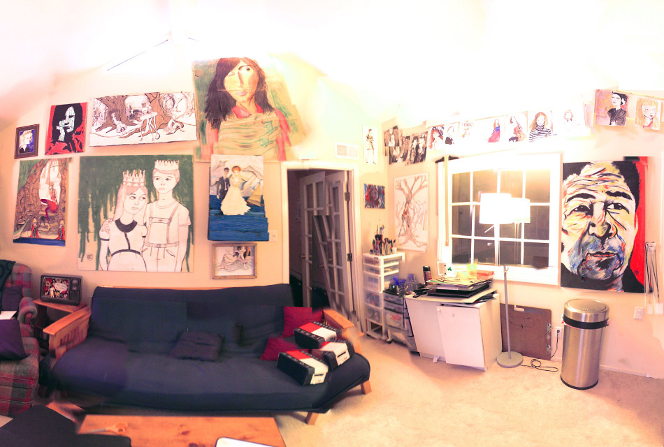 This is a Large Photo of Danny Roberts Art Studio