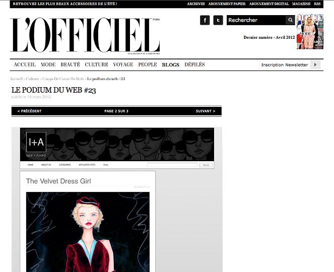 LOfficiel March 2012 LOfficiel france feature part 1 of artist danny roberts