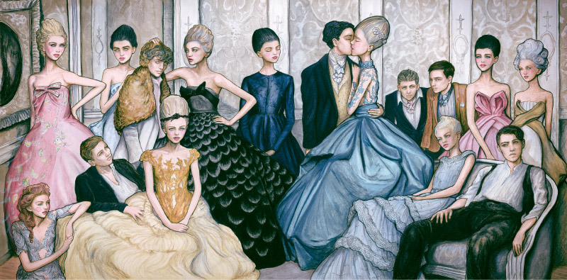 Sign up and Learn in my skillshare class Fashion Artist Danny Roberts commissioned Tiffany and Company Mural