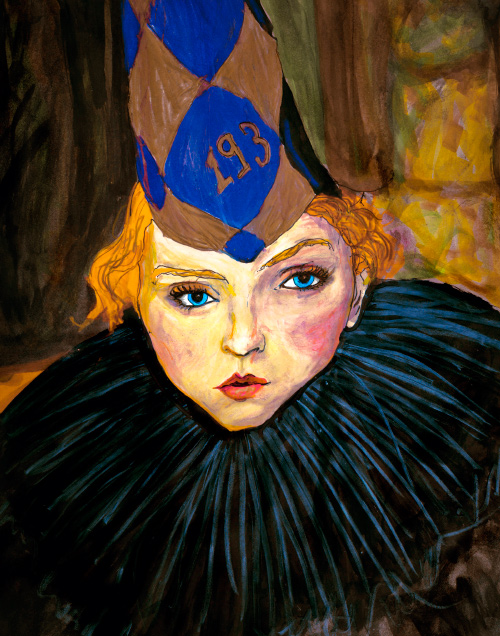 Theses illustrations are a few pages out of Artist Danny Roberts Lily Cole and Gemma Ward character sketchbook